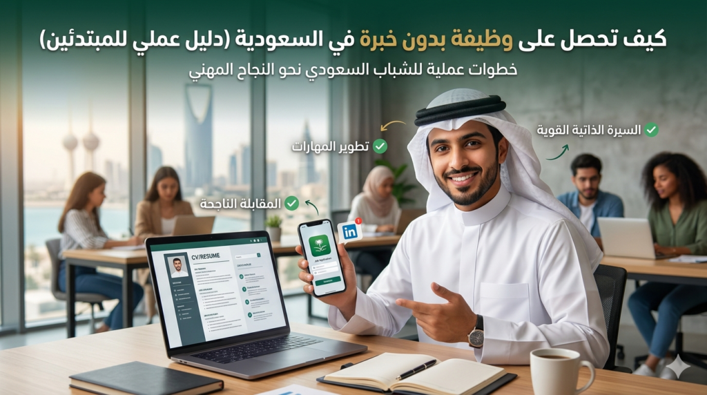 كيف تحصل على وظيفة بدون خبرة في السعودية (دليل عملي للمبتدئين) 5 أفضل مواقع التوظيف في السعودية